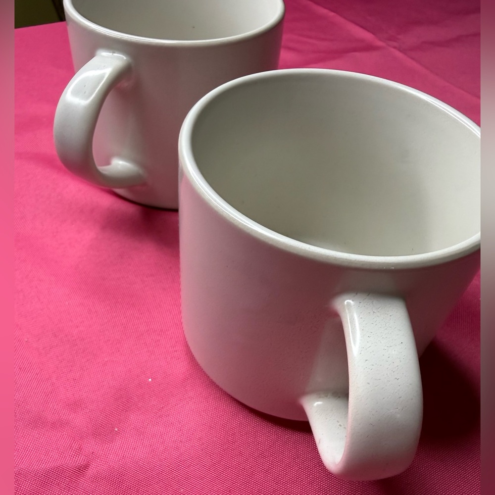 2 Vintage Pottery Barn Mason Stoneware Mugs